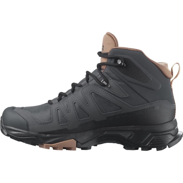 Botas Caminhada Salomon X Ultra 4 Mid GTX Feminino Pretas | PT Z15302